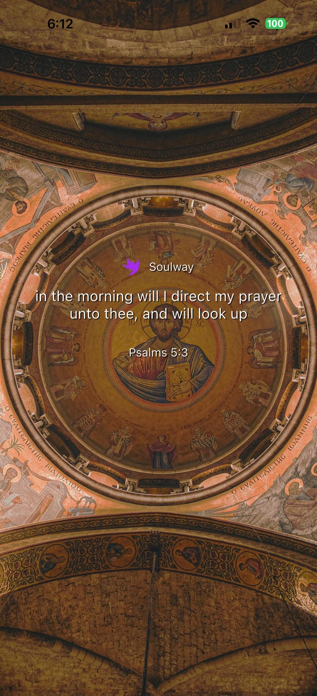 Soulway in the morning will I direct my prayer unto thee, and will look up Psalms 5:3