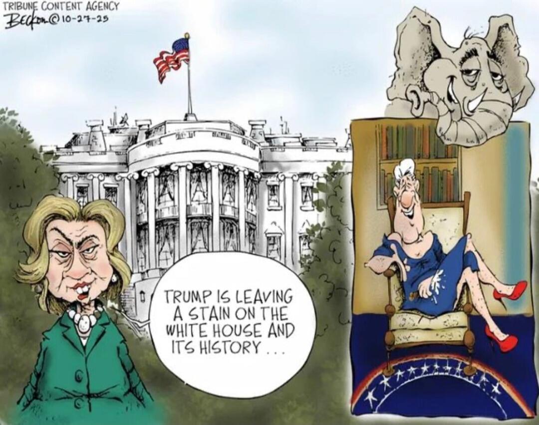 Trump is leaving a stain on the White House and it's history ...