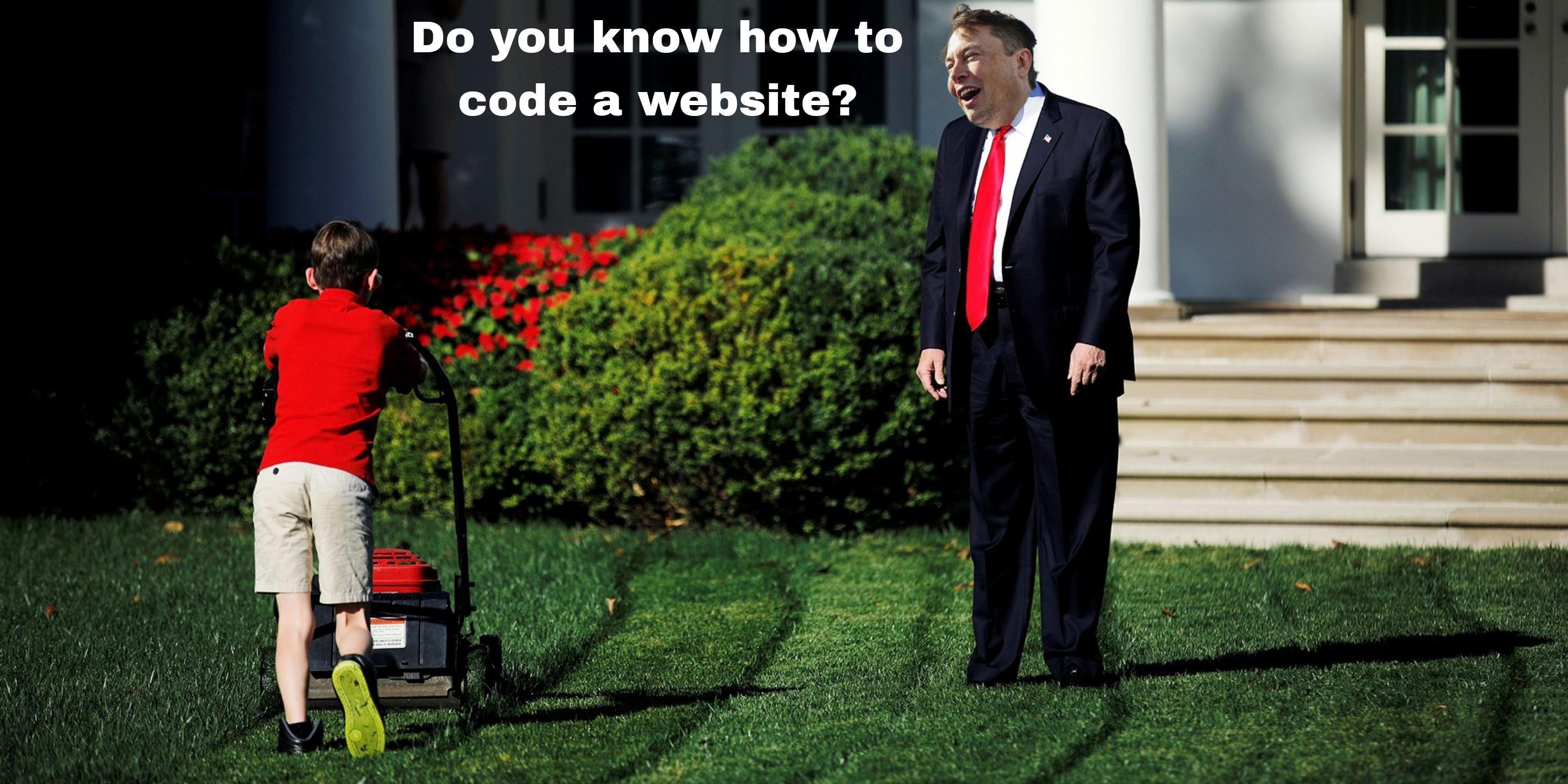 Do you know how to code a website