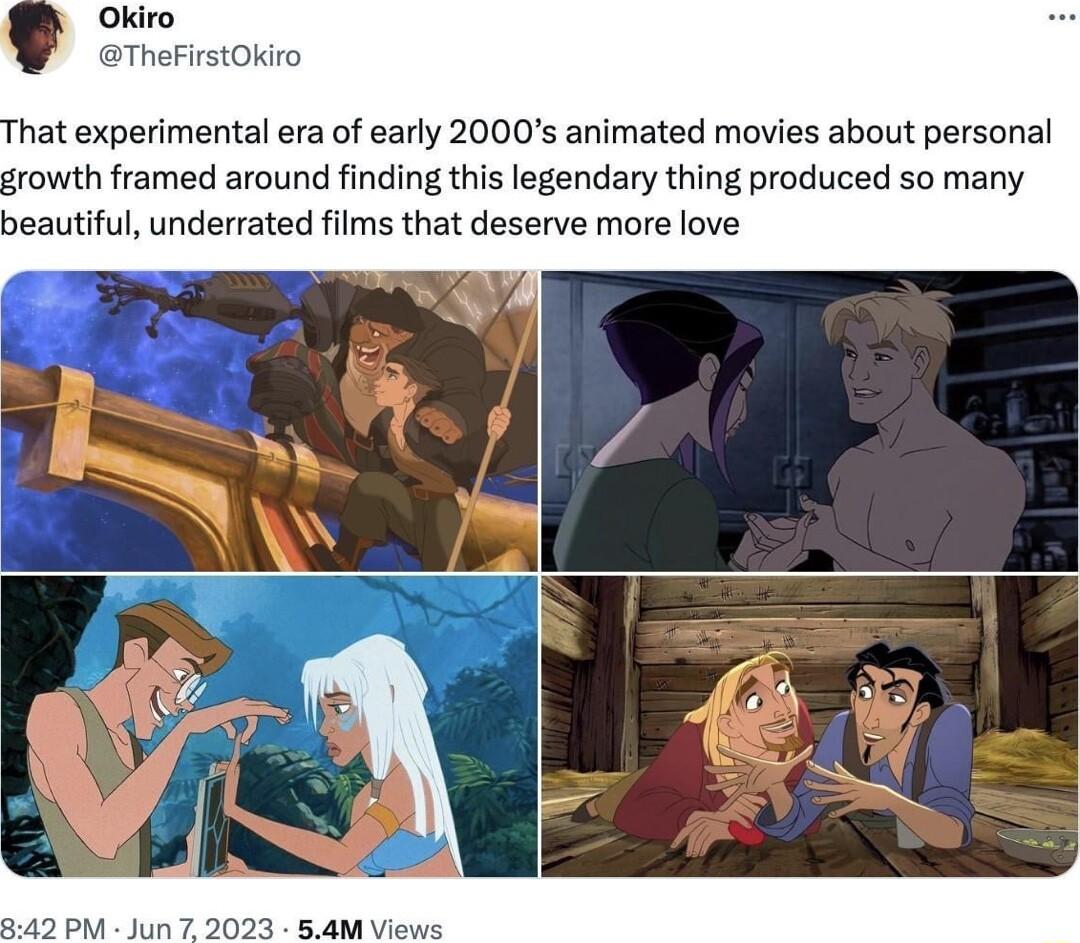 Okiro TheFirstokiro at experimental era of early 2000 animated movies about personal rowth framed around finding this legendary thing produced so many beautiful underrated films that deserve more love