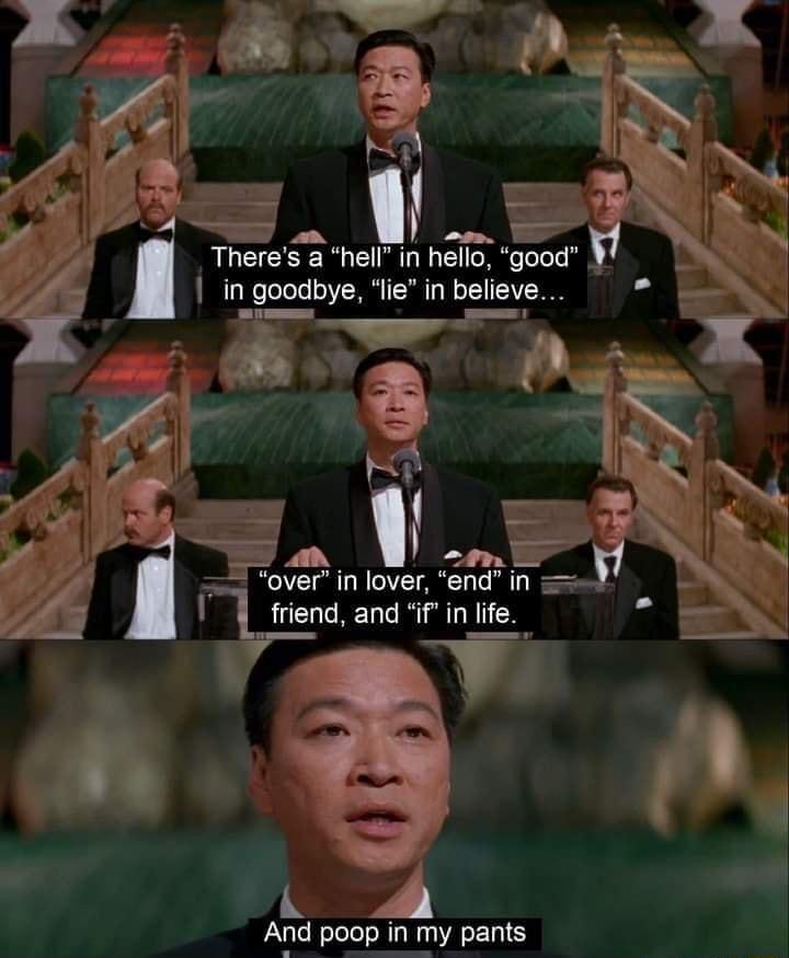 And poop in my pants