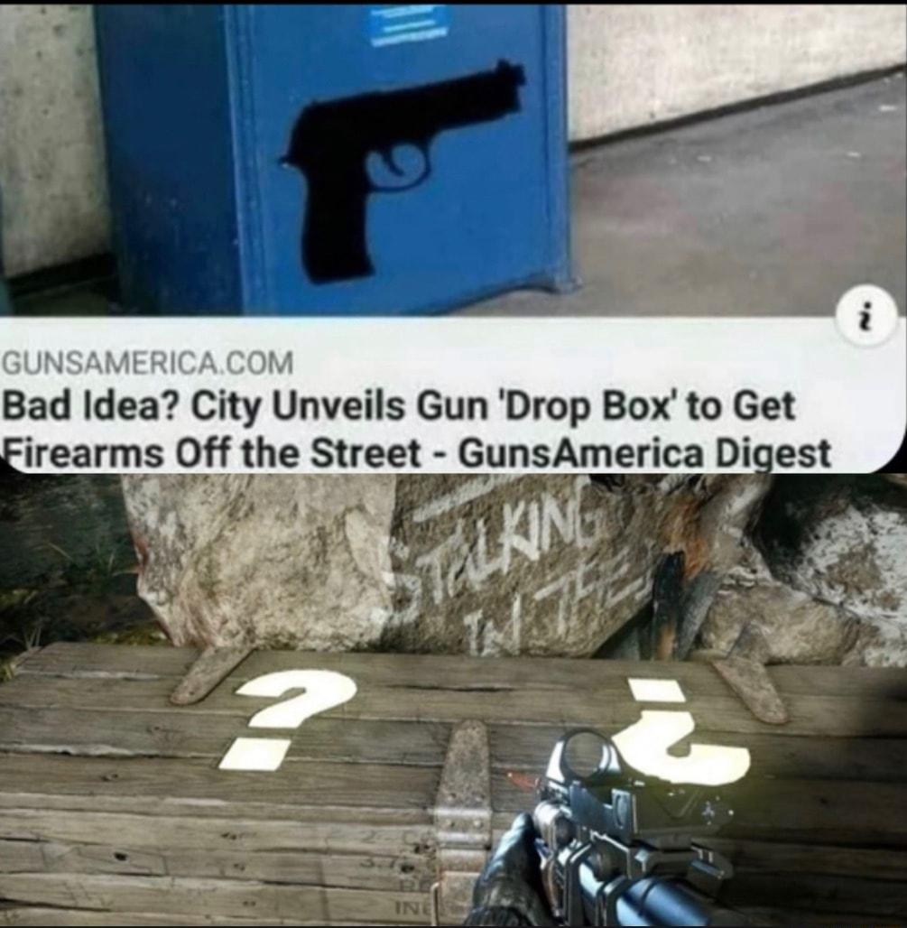 JNSAMERICACOM Bad Idea City Unveils Gun Drop Box to Get