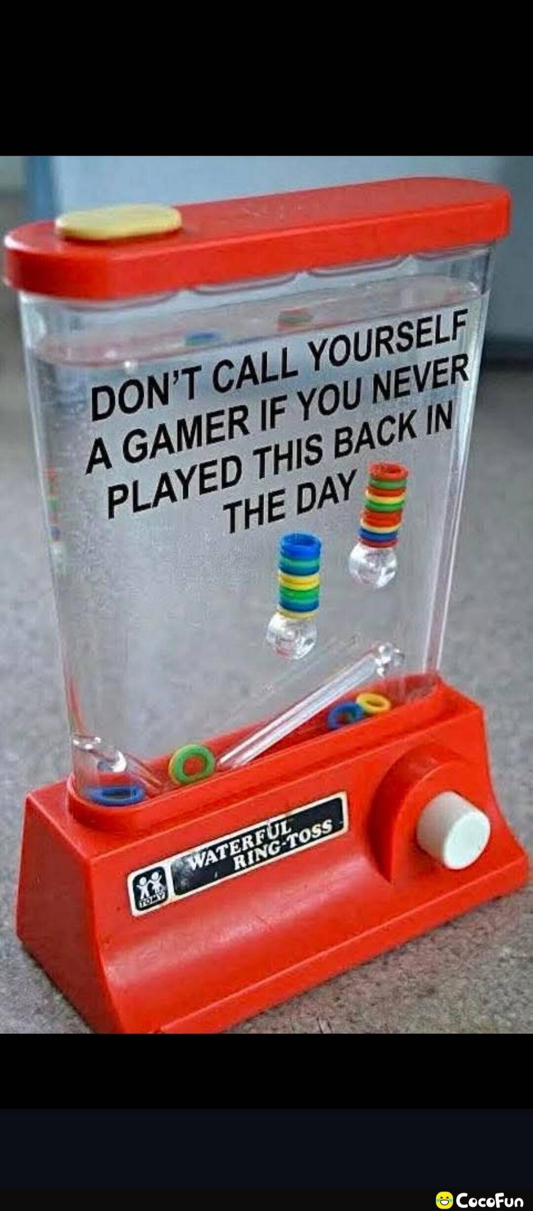 DON'T CALL YOURSELF A GAMER IF YOU NEVER PLAYED THIS BACK IN THE DAY. WATERFUL RING-TOSS. CocoFun.