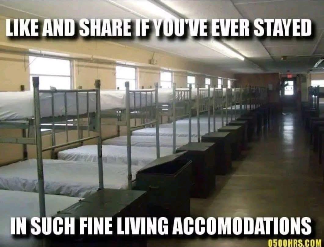 LIKE AND SHARE IF YOU'VE EVER STAYED IN SUCH FINE LIVING ACCOMODATIONS