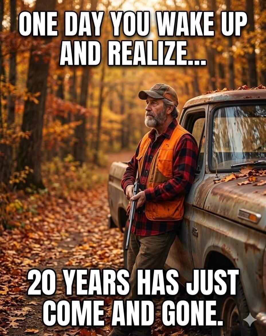 ONE DAY YOU WAKE UP AND REALIZE... 20 YEARS HAS JUST COME AND GONE.