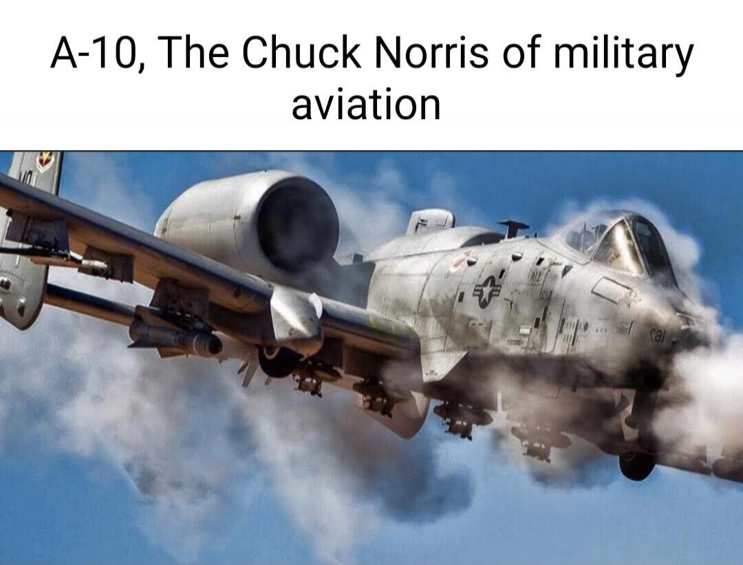 A-10, The Chuck Norris of military aviation