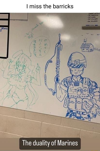 miss the barricks The duality of Marines