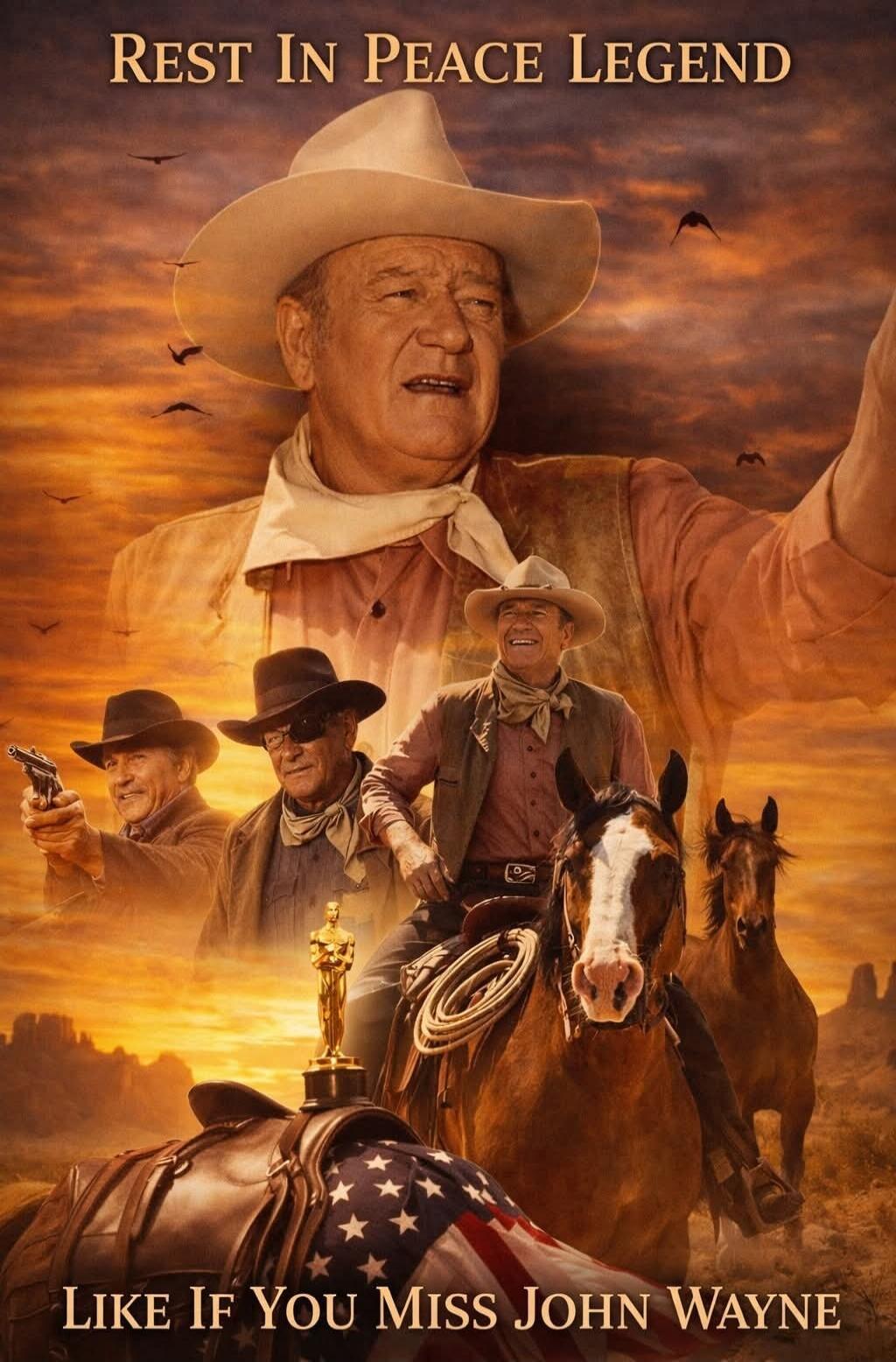REST IN PEACE LEGEND LIKE IF YOU MISS JOHN WAYNE