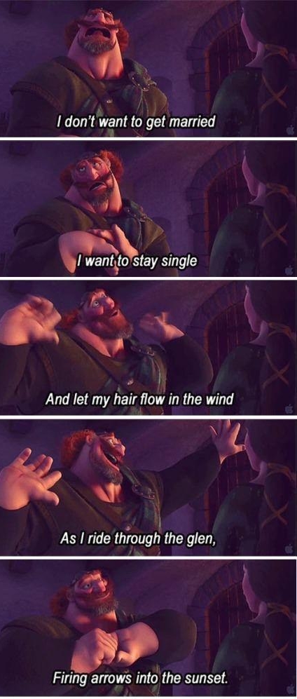 a I dont want to get married i L I wan stay single 2 4 WO9DVD6 VIA And let my hair flow in the wind Firing arrows into the sunset
