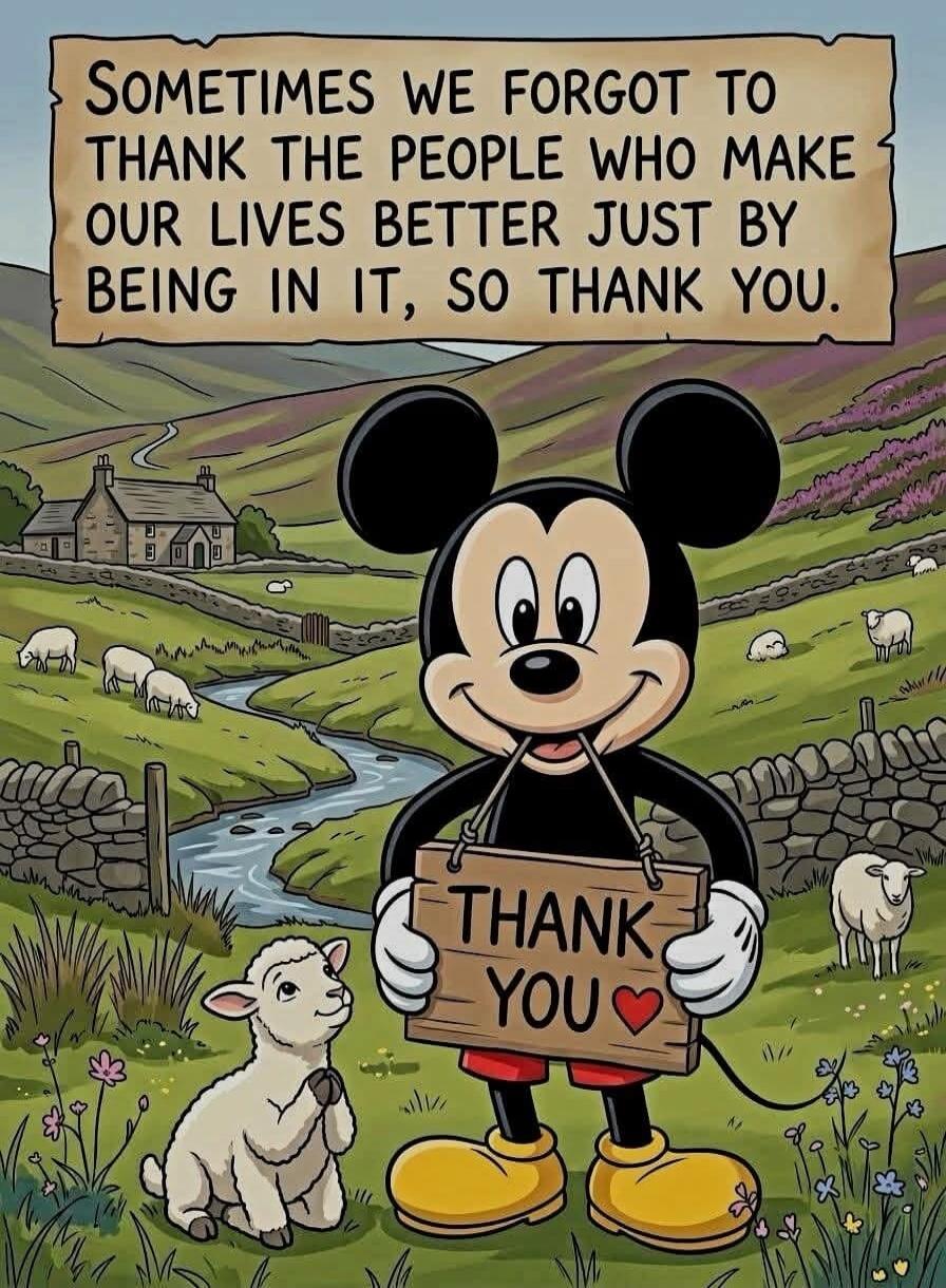 SOMETIMES WE FORGOT TO THANK THE PEOPLE WHO MAKE OUR LIVES BETTER JUST BY BEING IN IT, SO THANK YOU. THANK YOU ❤️