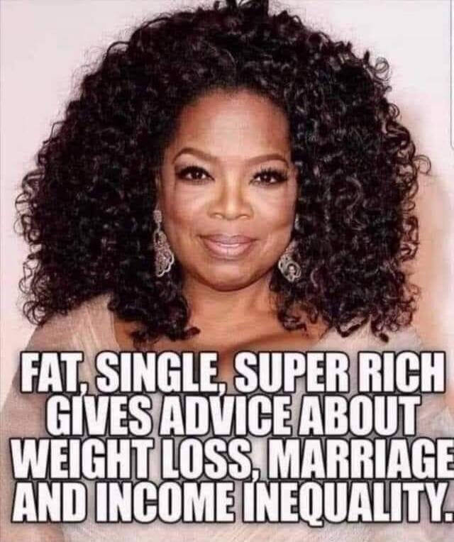 FAT, SINGLE, SUPER RICH GIVES ADVICE ABOUT WEIGHT LOSS, MARRIAGE AND INCOME INEQUALITY.