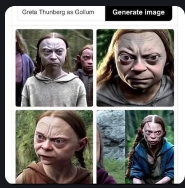 Now suadenly IFunny loves Greta after hating her for 3 years Yall a bunch of grifters Wolfe_19 Generate image matichi