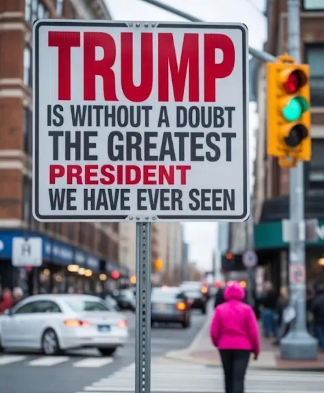 TRUMP IS WITHOUT A DOUBT THE GREATEST PRESIDENT WE HAVE EVER SEEN