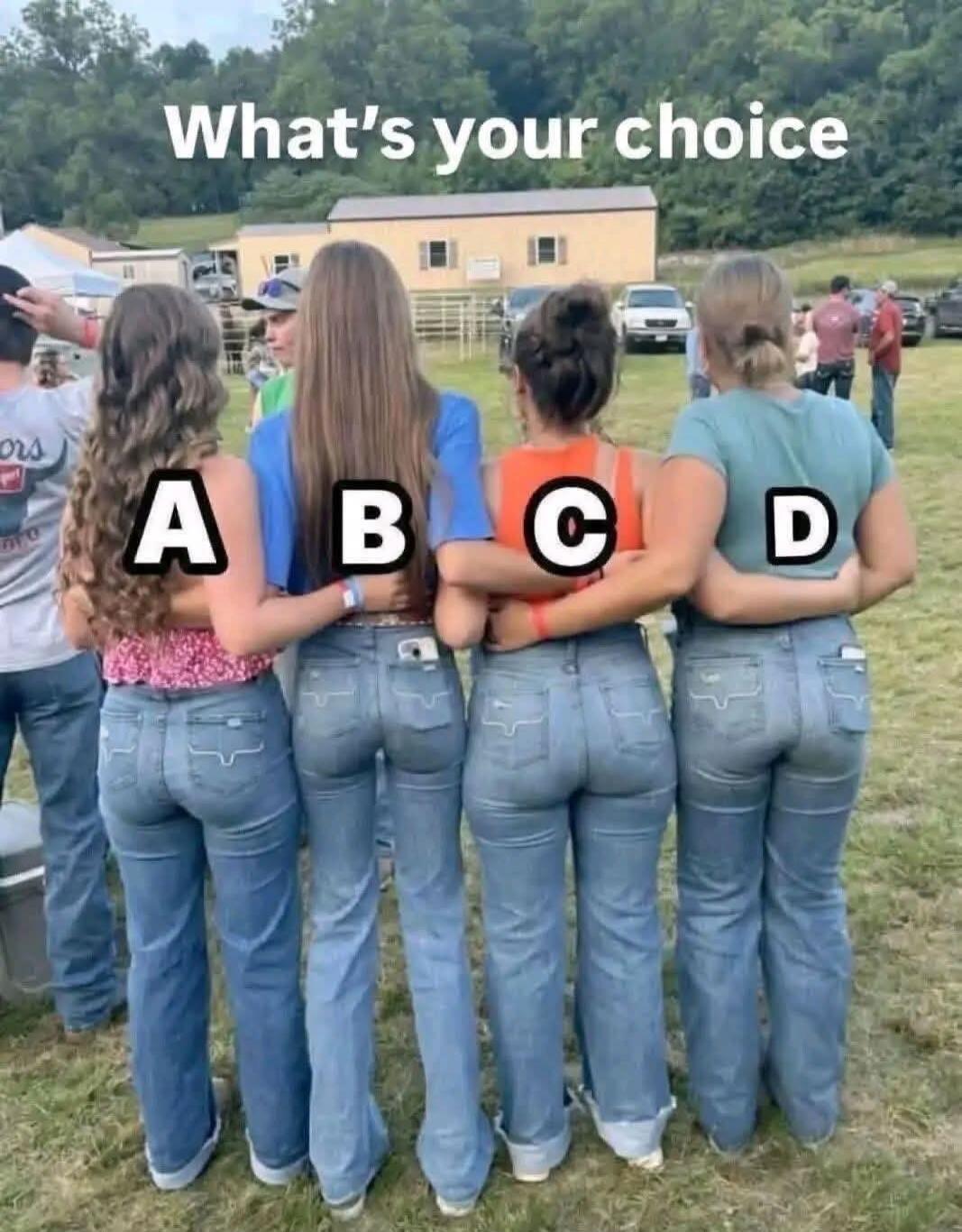 What's your choice A B C D