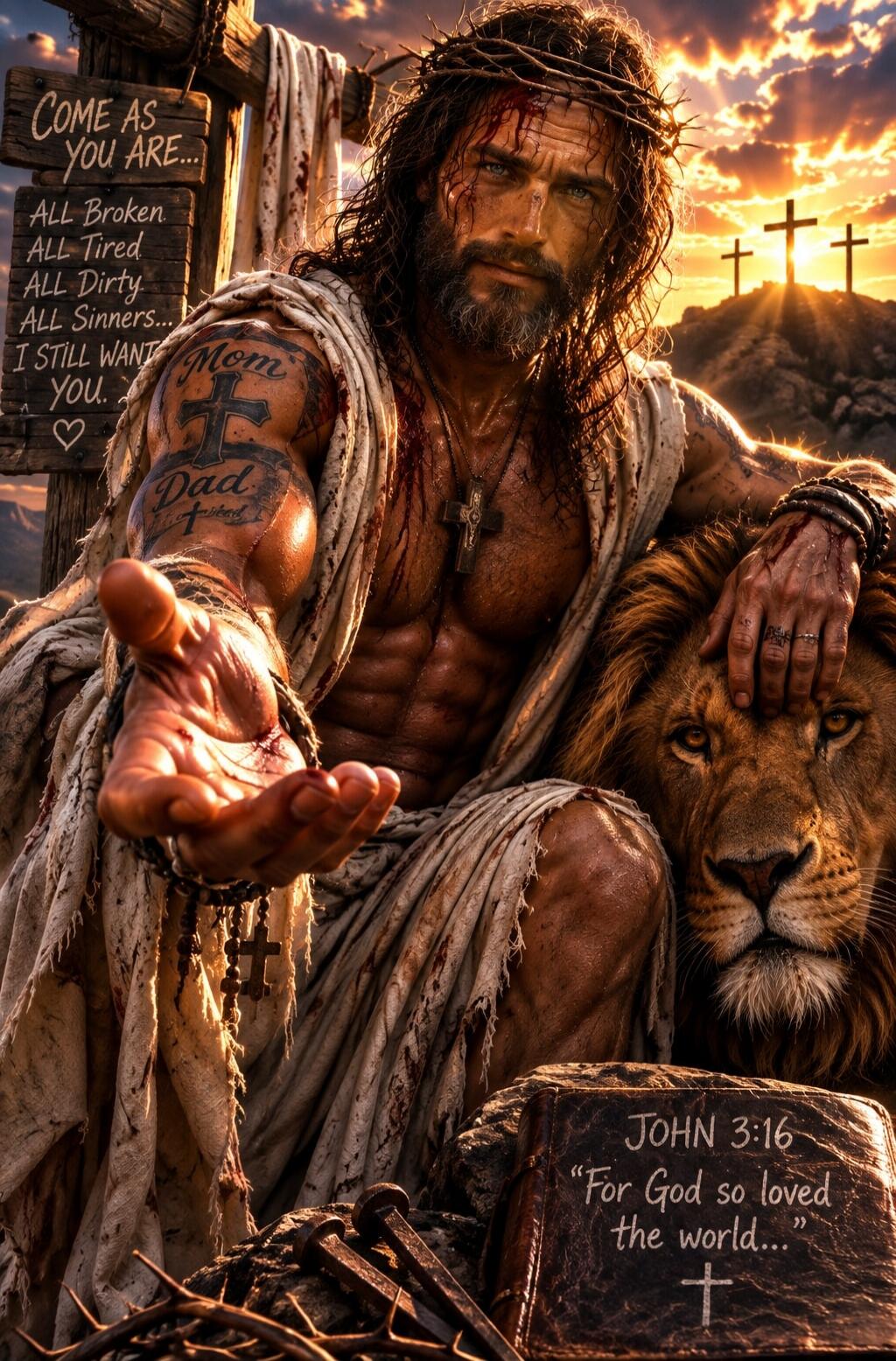 COME AS YOU ARE... ALL Broken ALL Tired ALL Dirty ALL Sinners... I STILL WANT YOU. Mom Dad JOHN 3:16 For God so loved the world...