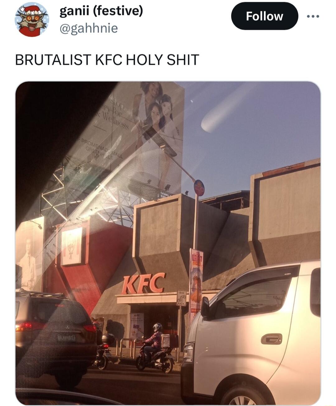 BRUTALIST KFC HOLY SHIT