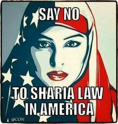 SAY NO TO SHARIA LAW IN AMERICA