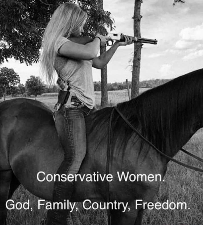 Conservative Women God Family Country Freedom