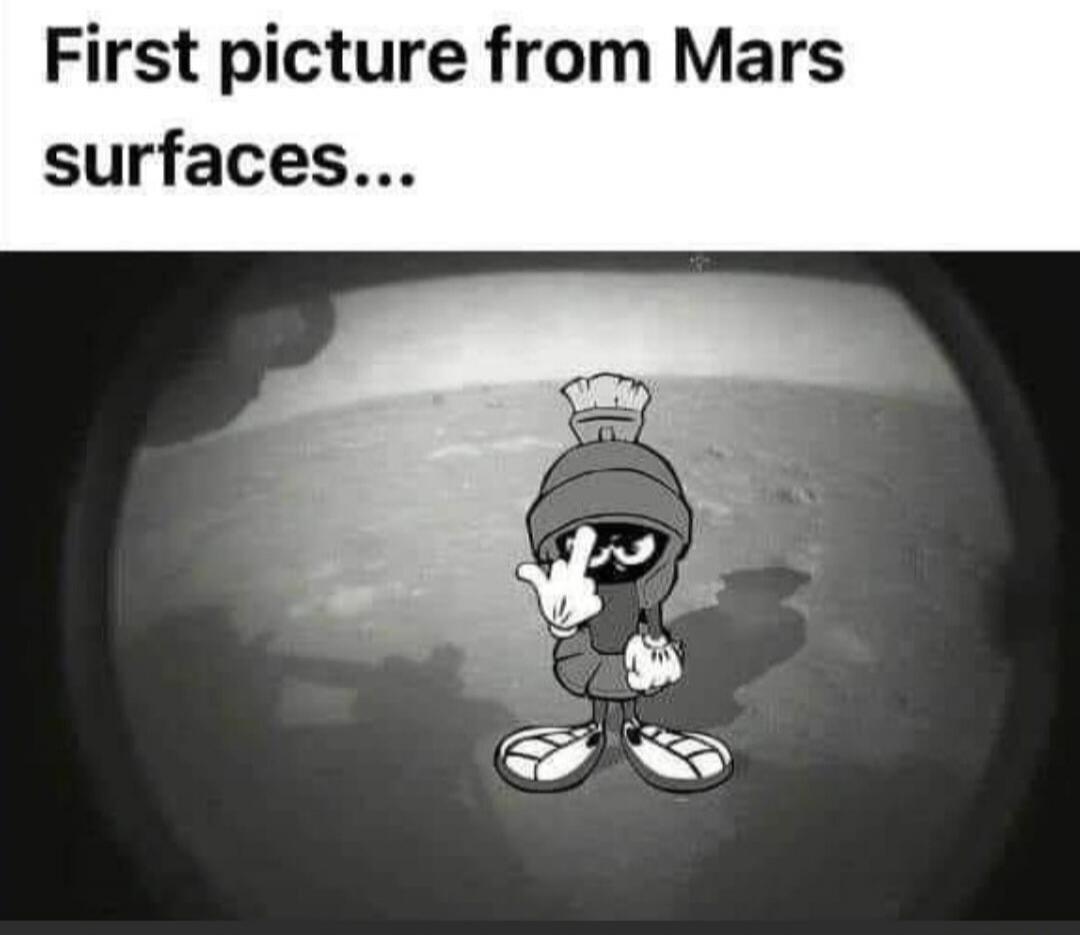 First picture from Mars surfaces...