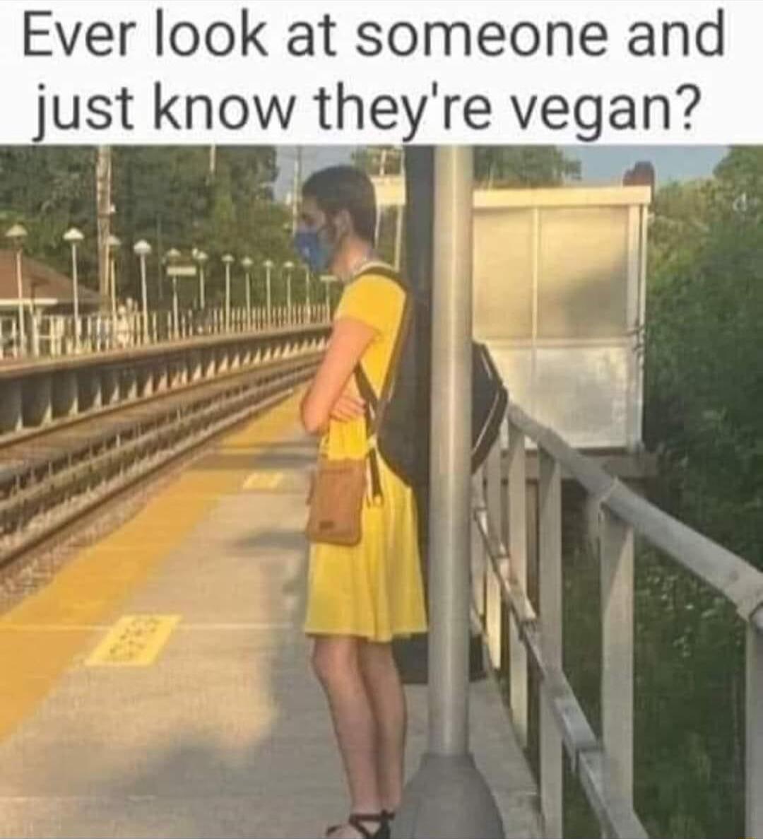 Ever look at someone and just know theyre vegan 11 e