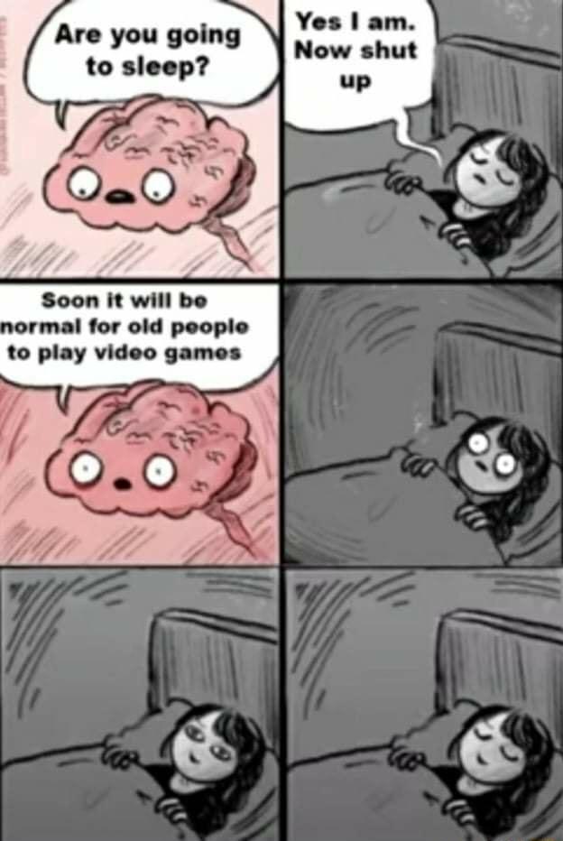 Are you golng to llup Soon it will be ormal for old people to play video games