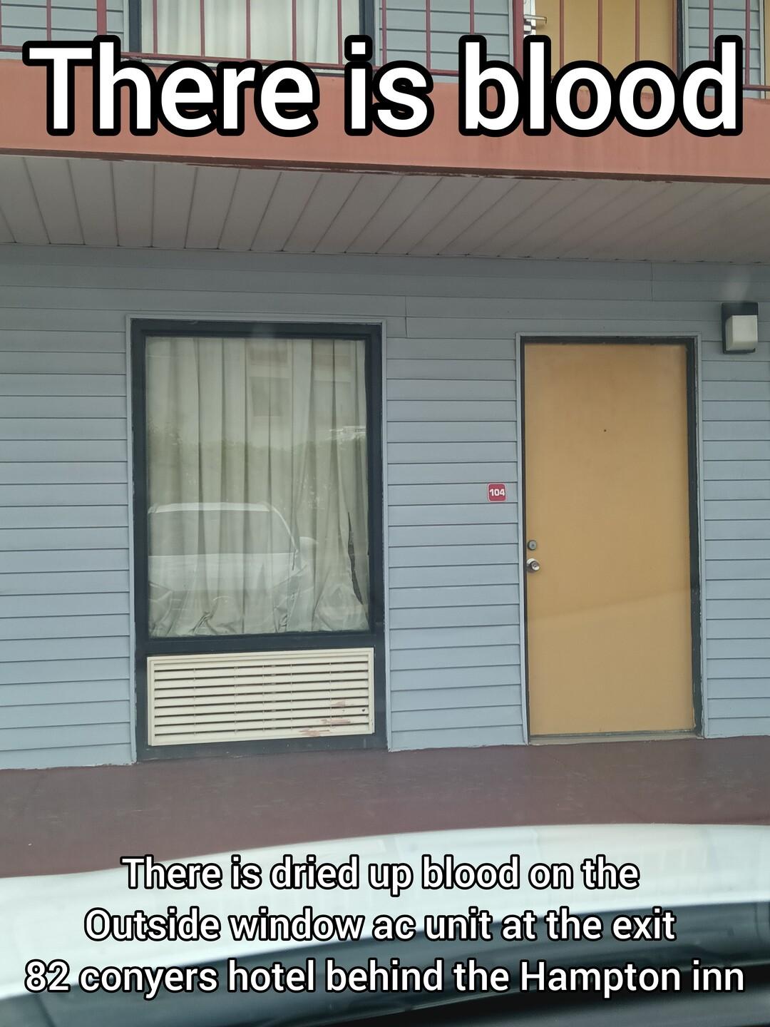There s cifed up bloed on e windewy AeIRiERIEEER 2 cemERIC G E K ENRER TG