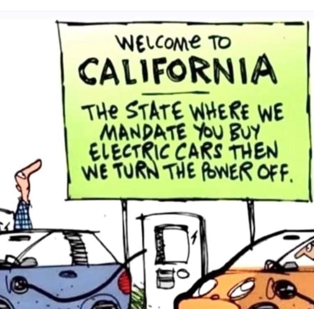 WELcome TO CALIFORNIA etwc CARS THEN WE TURN THE foWER OFF 7