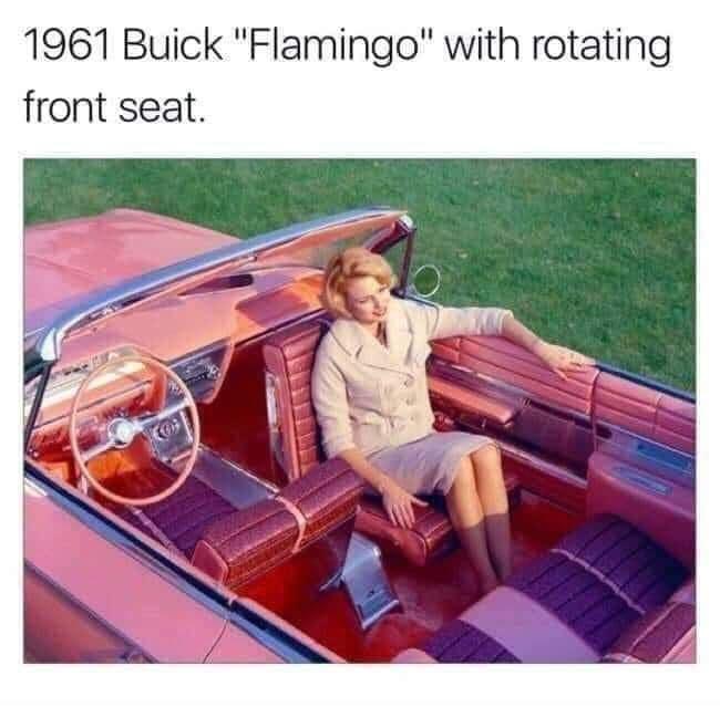 1961 Buick Flamingo with rotating front seat