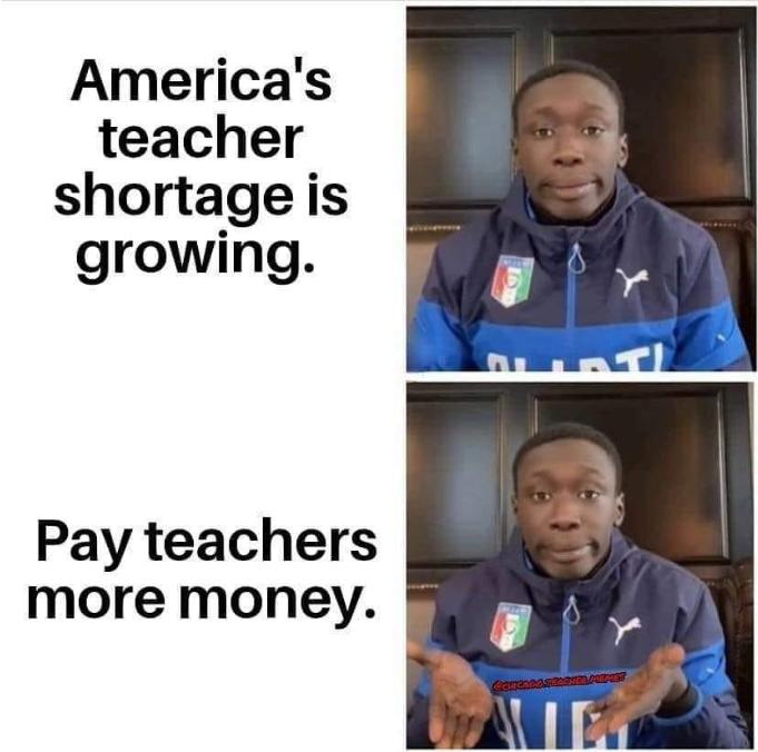 Americas teacher shortage is growing Pay teachers more money