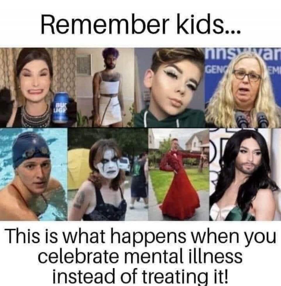 Remember kids... This is what happens when you celebrate mental illness instead of treating it!