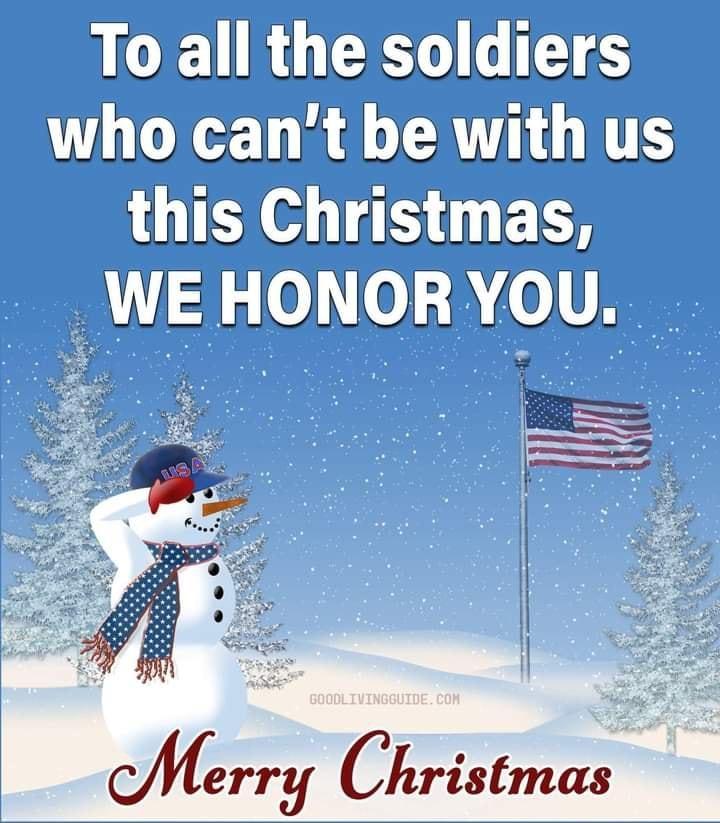 To all the soldiers who cant be with us this Christmas B 0 0 R oVA