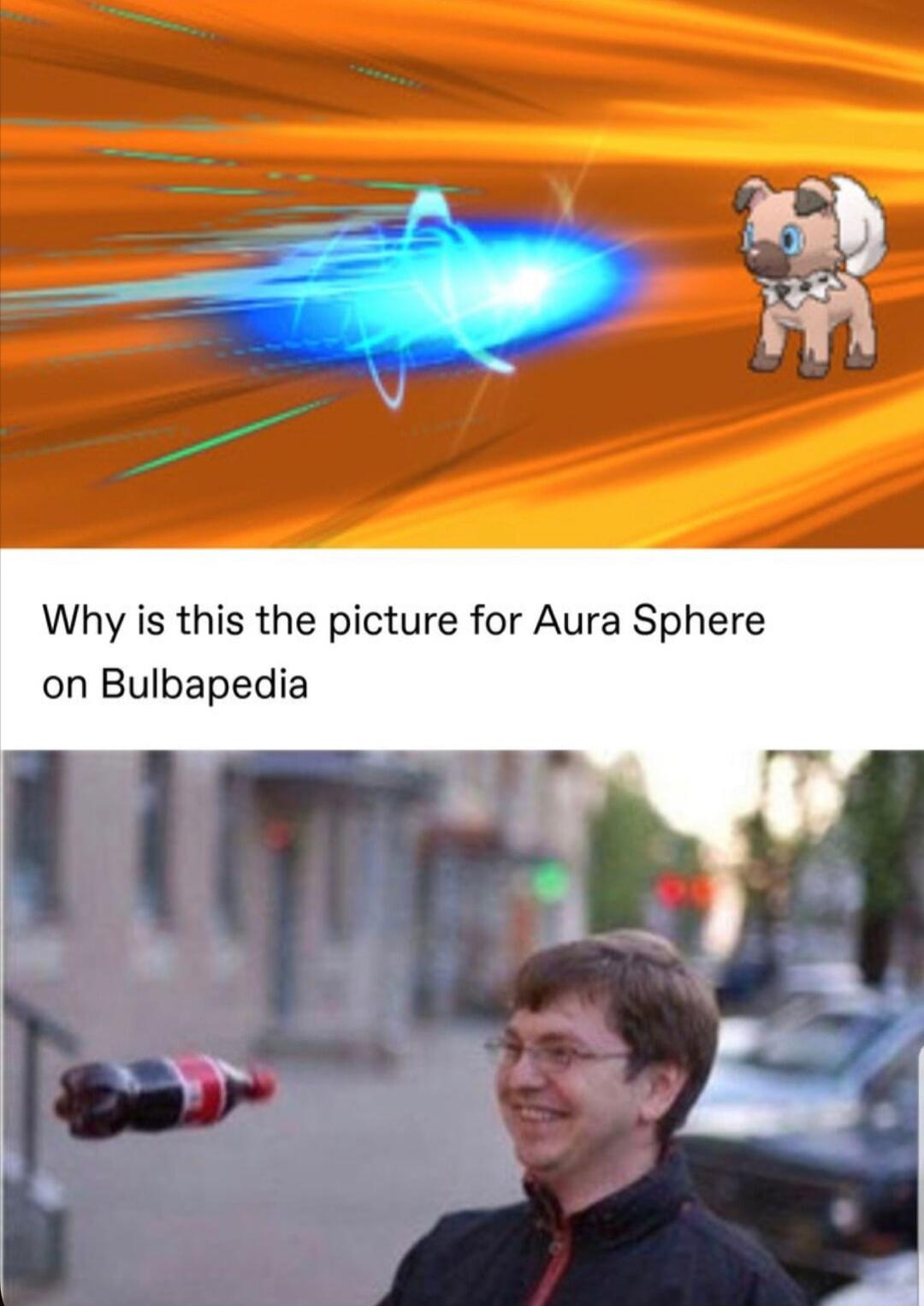 Why is this the picture for Aura Sphere on Bulbapedia