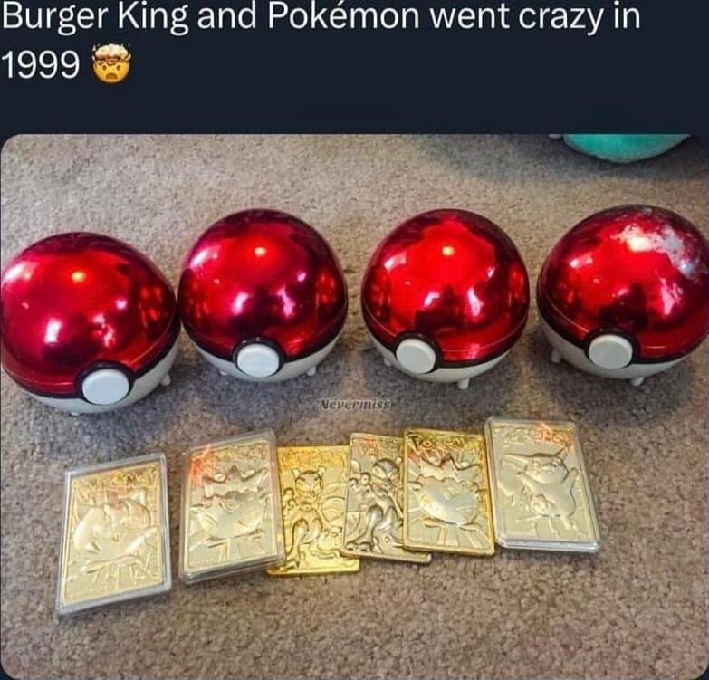 Burger King and Pokemon went crazy in 1999