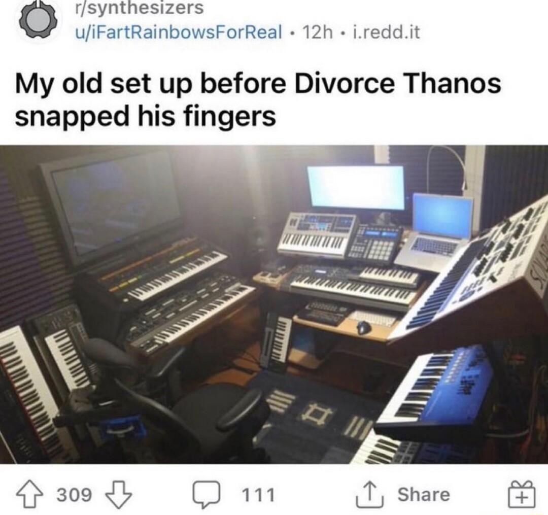 ForReal 12h My old set up before Divorce Thanos snapped his fingers Share