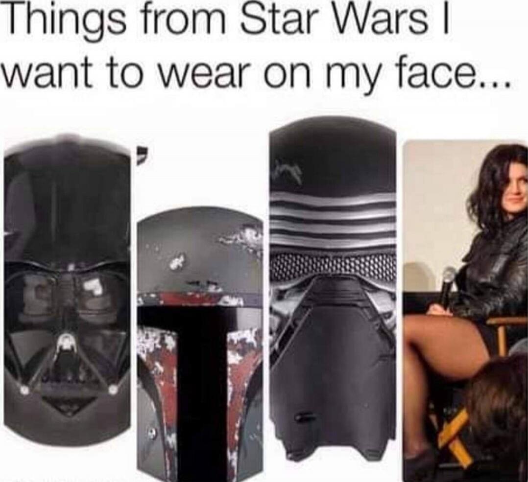 Things from Star Wars I want to wear on my face...