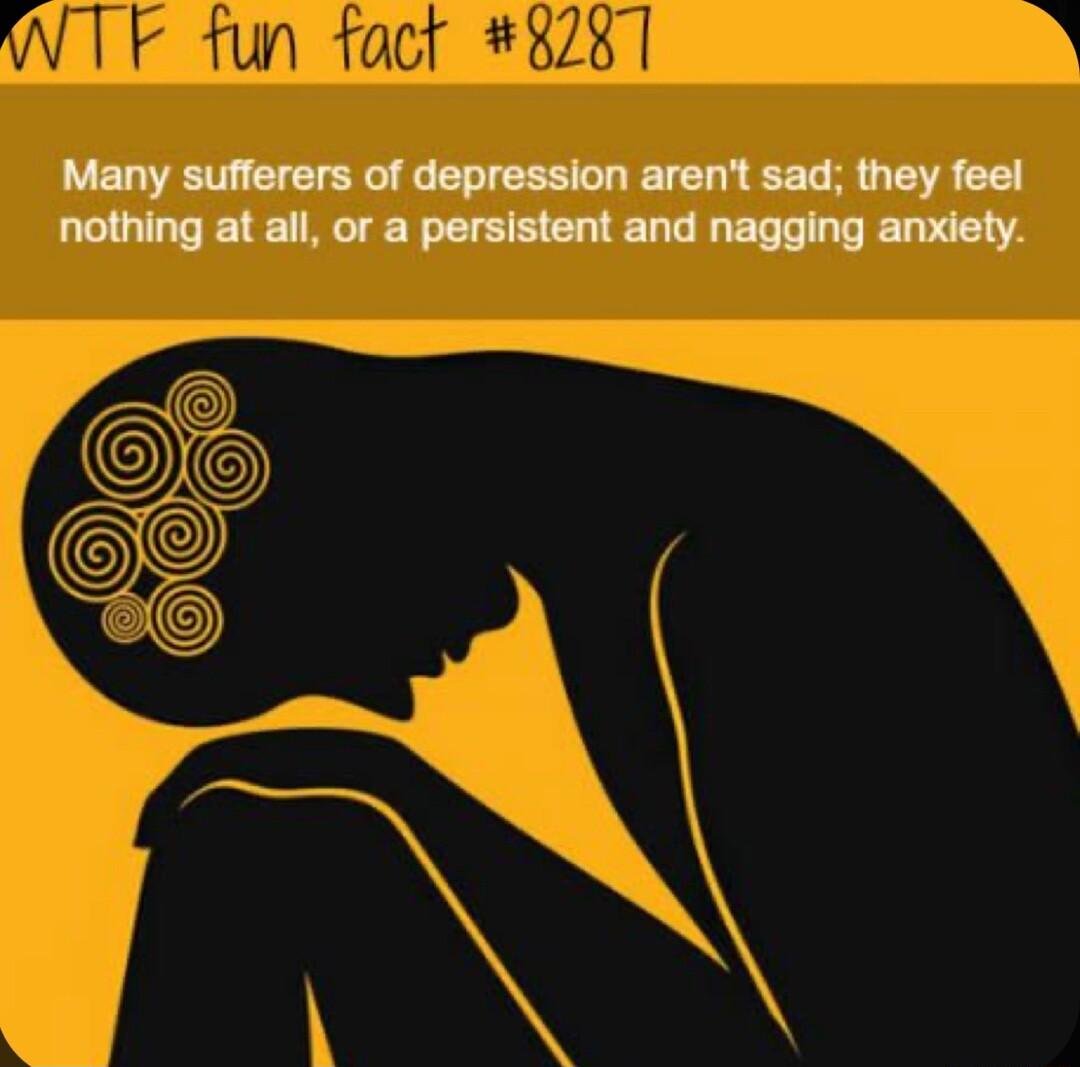 sufferers of depression arent sad they feel mn wnwmm