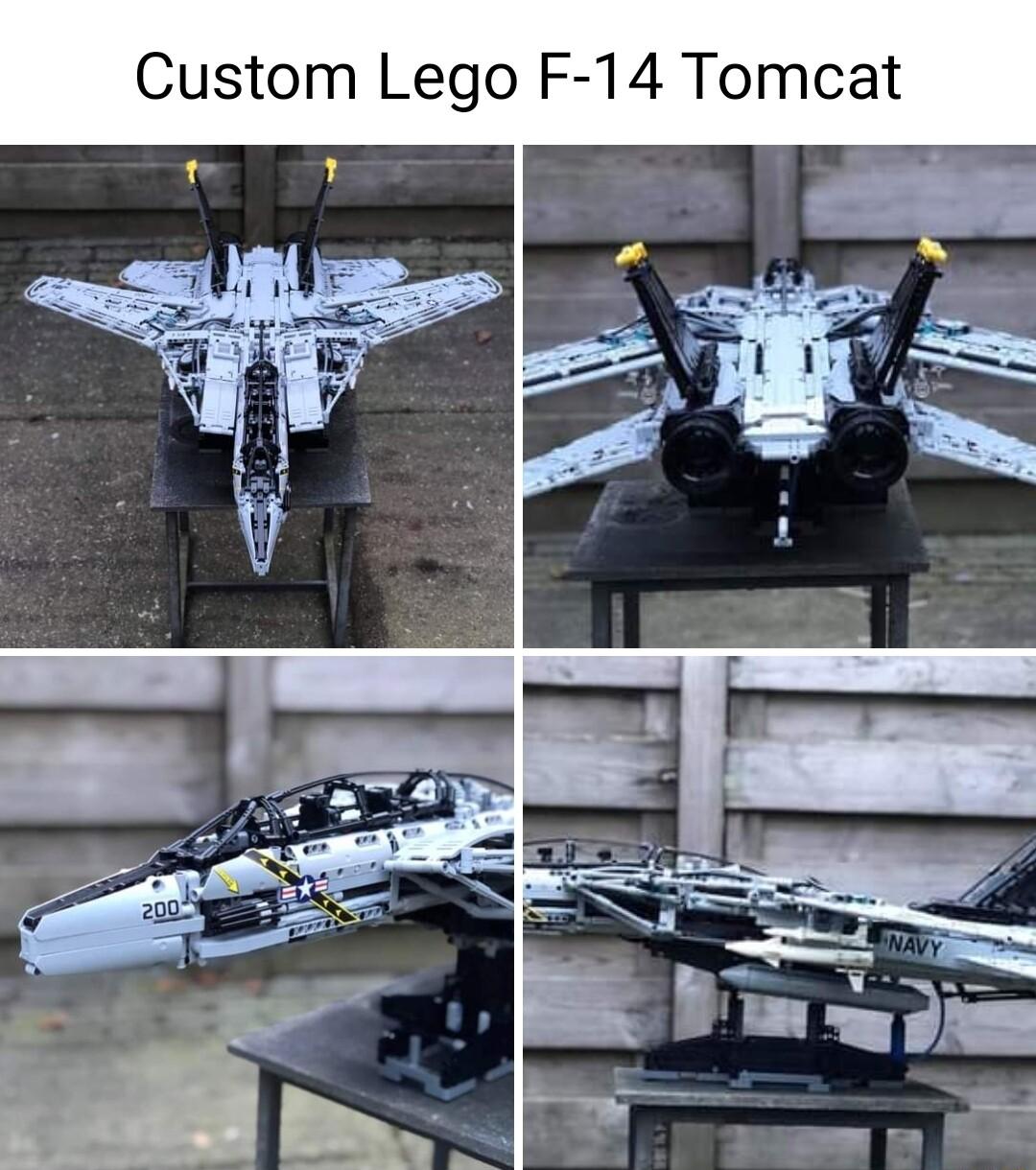 Custom Lego F 14 Tomcat