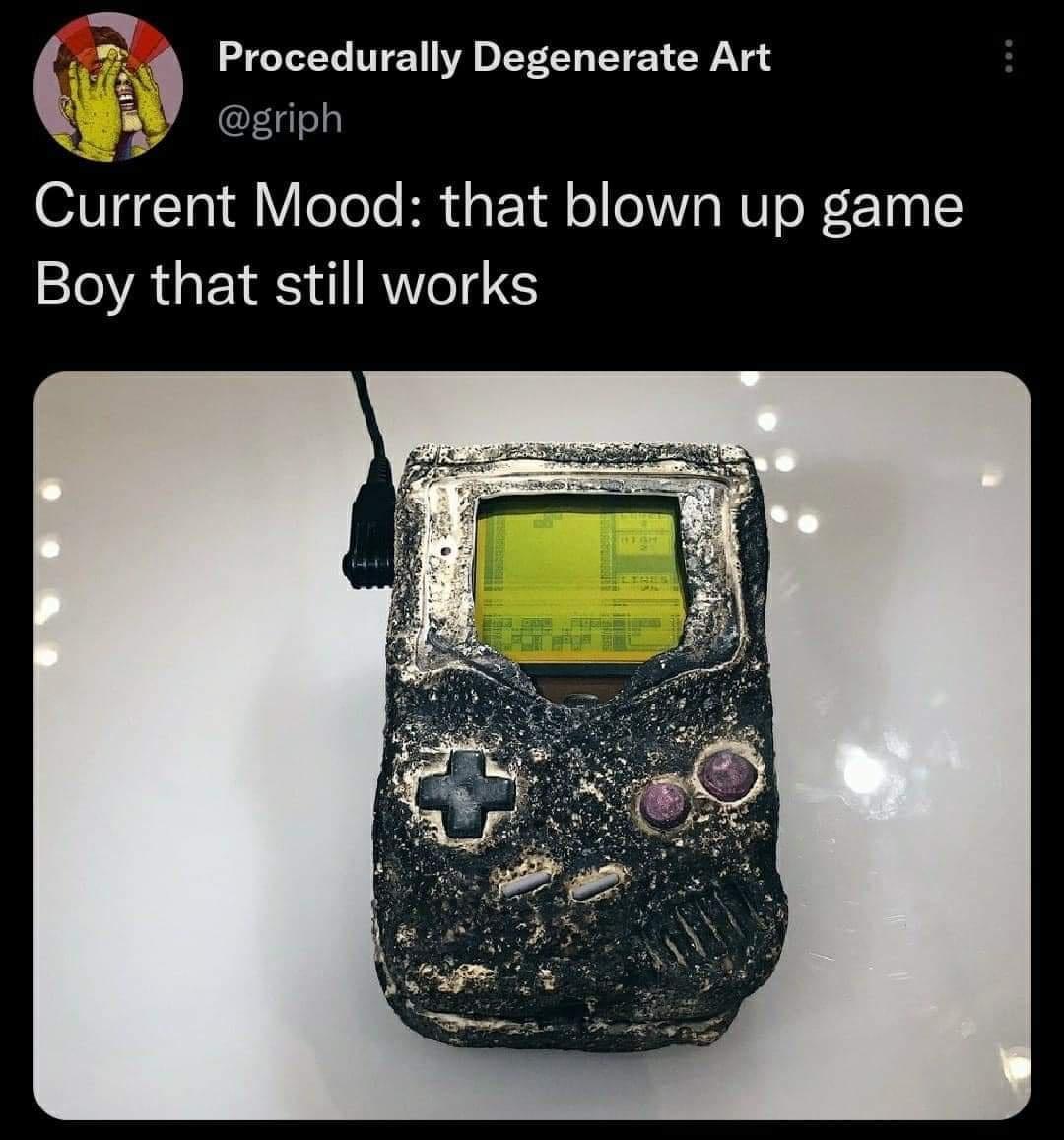 Procedurally Degenerate Art griph Current Mood that blown up game SlVAGETES RI