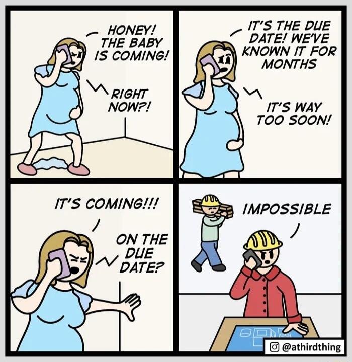 ITS THE DUE DATE WEVE N KNOWN IT FOR o G athiathing