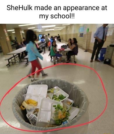 SheHulk made an appearance at my school