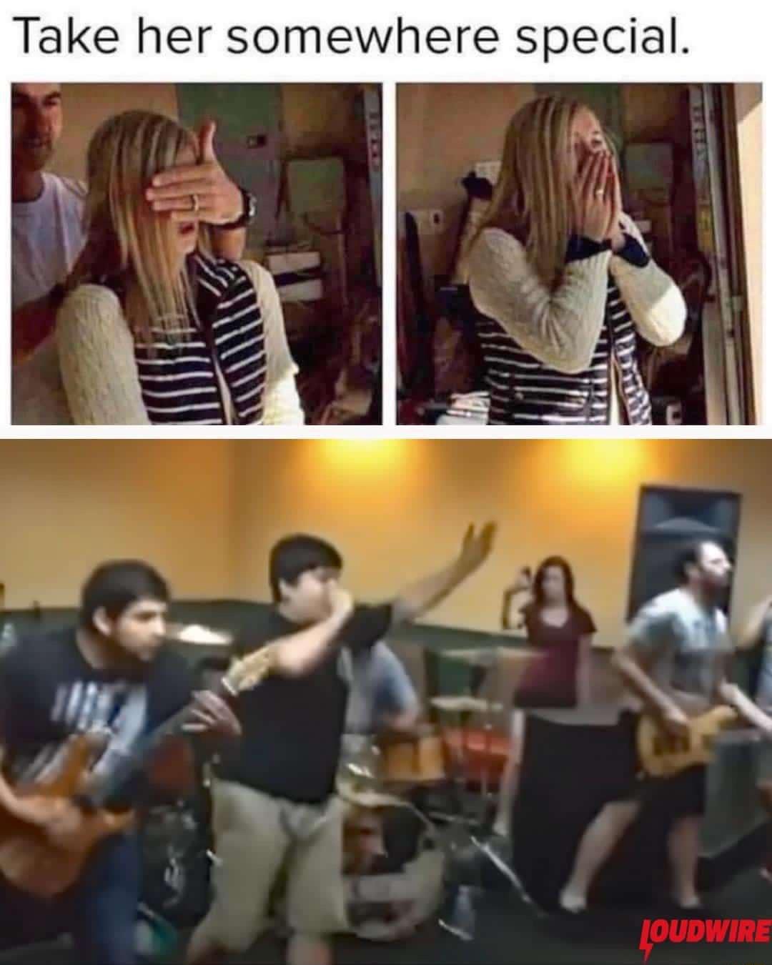 Take her somewhere special