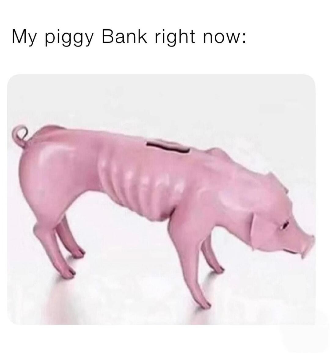 My piggy Bank right now: