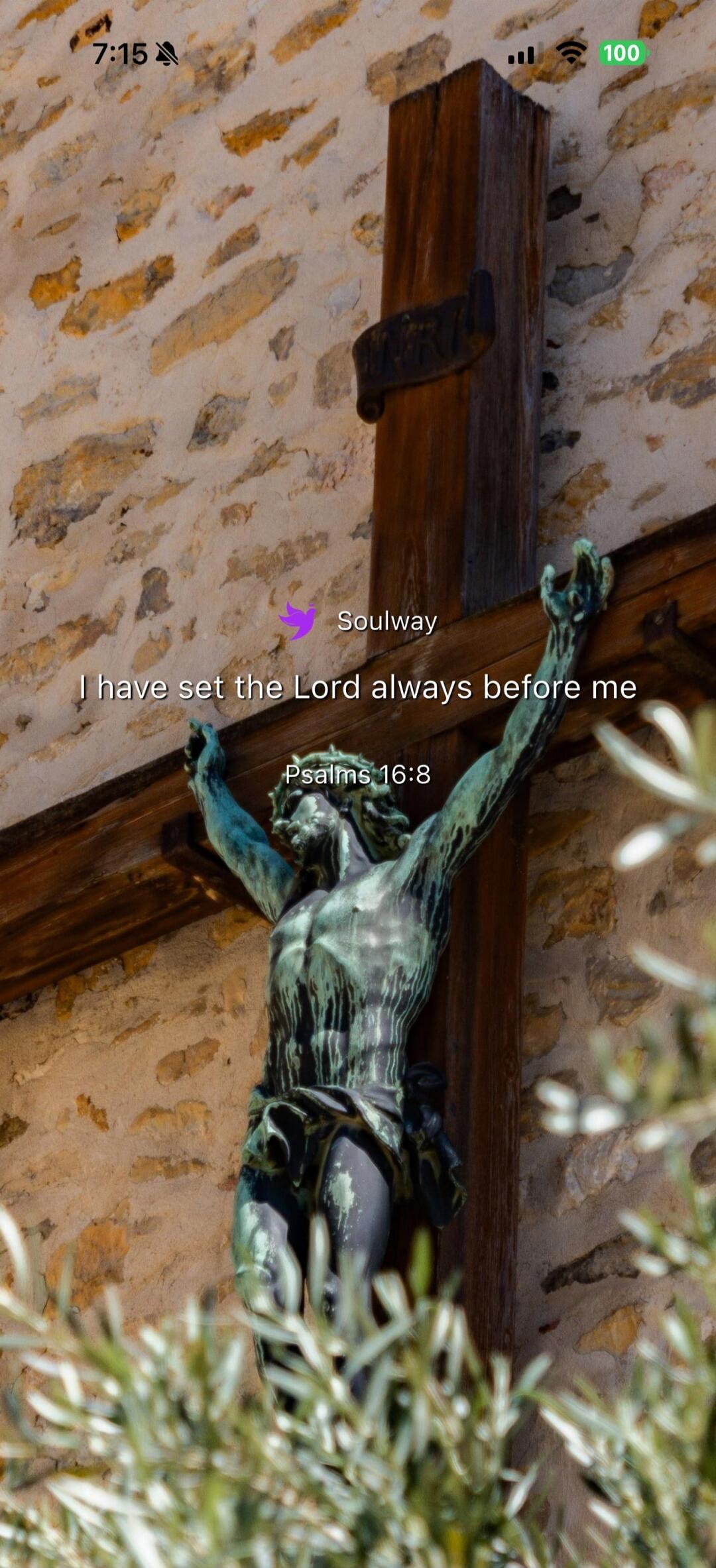 Soulway I have set the Lord always before me Psalms 16:8