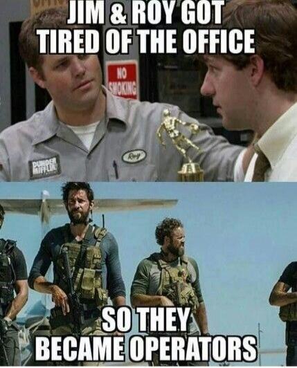 JIM & ROY GOT TIRED OF THE OFFICE
SO THEY BECAME OPERATORS