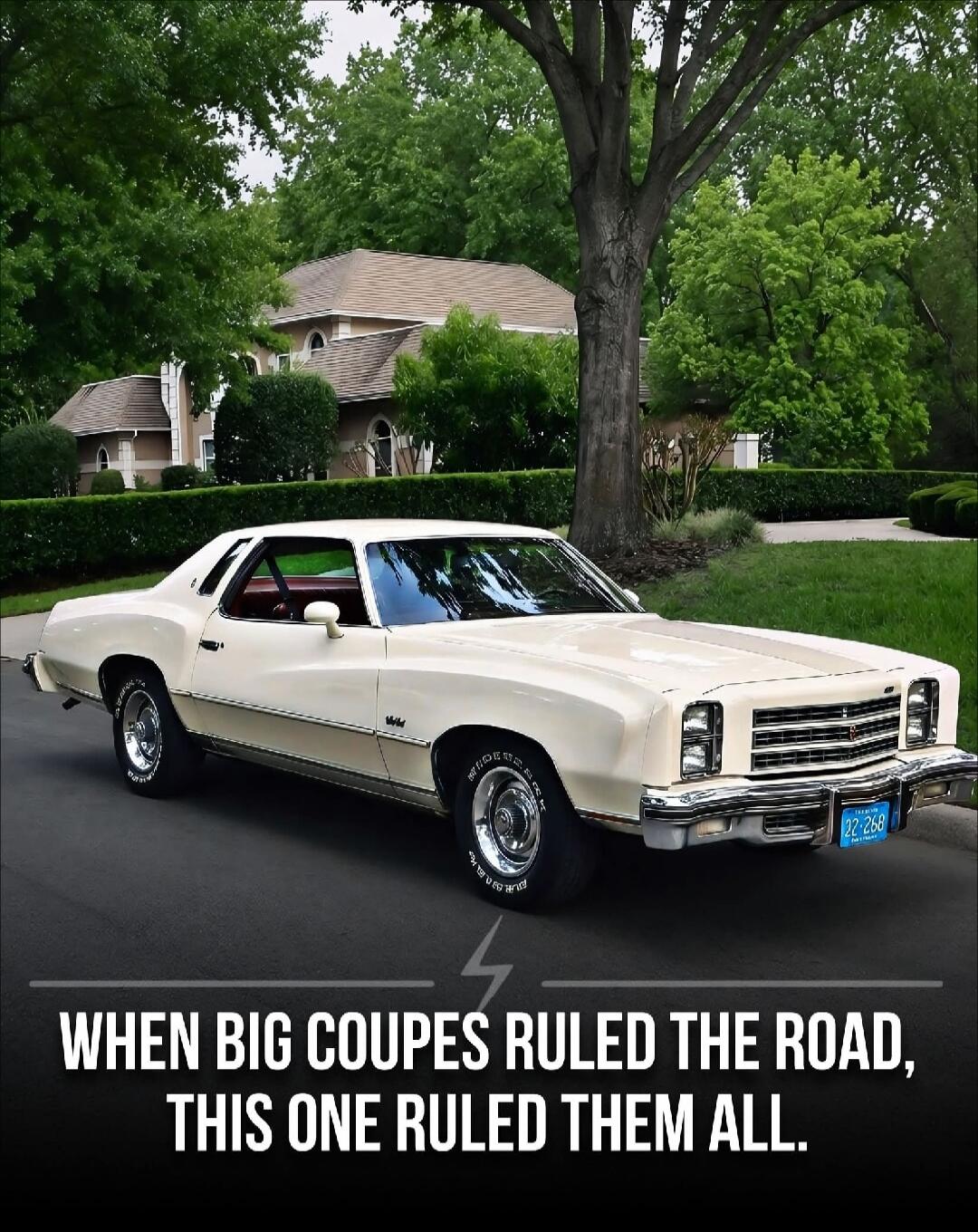 WHEN BIG COUPES RULED THE ROAD, THIS ONE RULED THEM ALL.