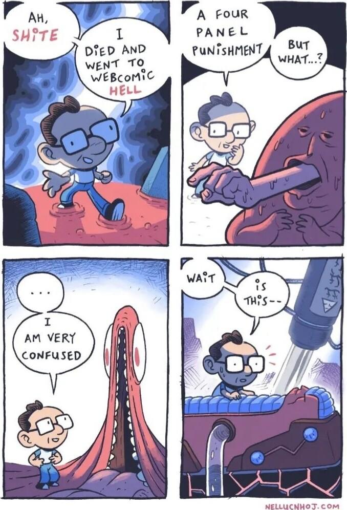 DTED AND WENT TO WEBCOMIC HELL AM VERY CONFUSED