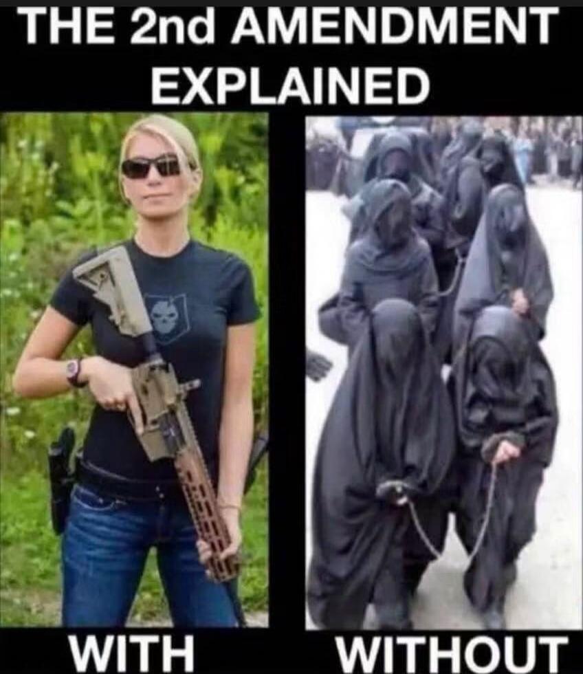 THE 2nd AMENDMENT EXPLAINED WITH WITHOUT
