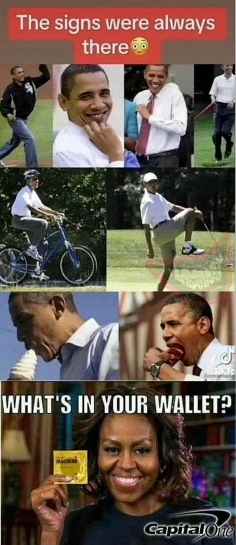 The signs were always there. What's in your wallet? Magnum. Capital One.