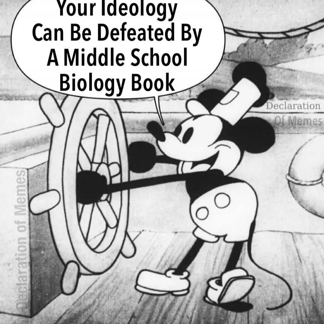 Your Ideology Can Be Defeated By A Middle School Biology Book