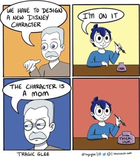e HAVE To DESIGN A NEW DISNEY CHARACTER Sty 0 o s om